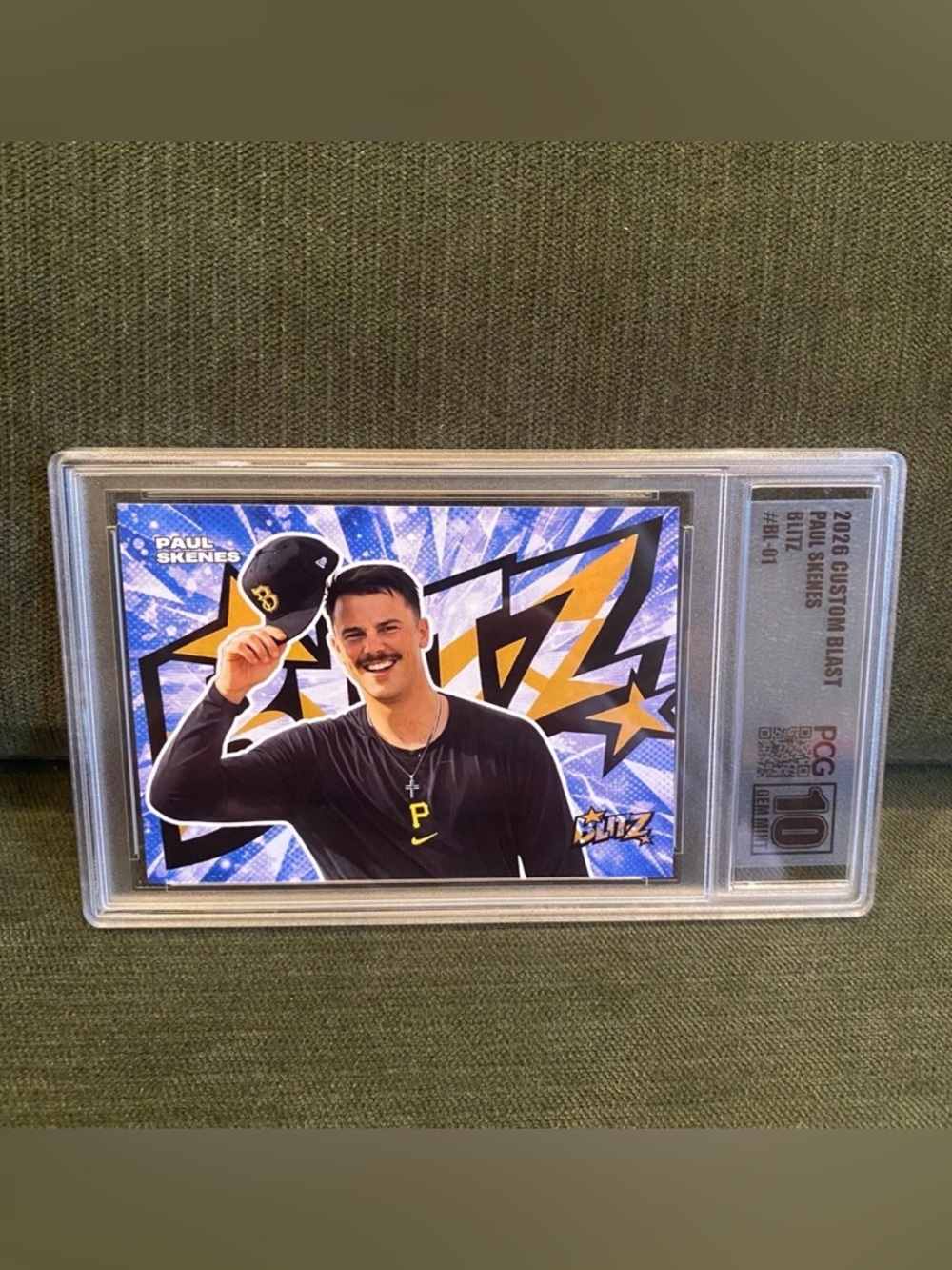 Custom Paul Skenes Blitz PCG 10!! Pirates BL01